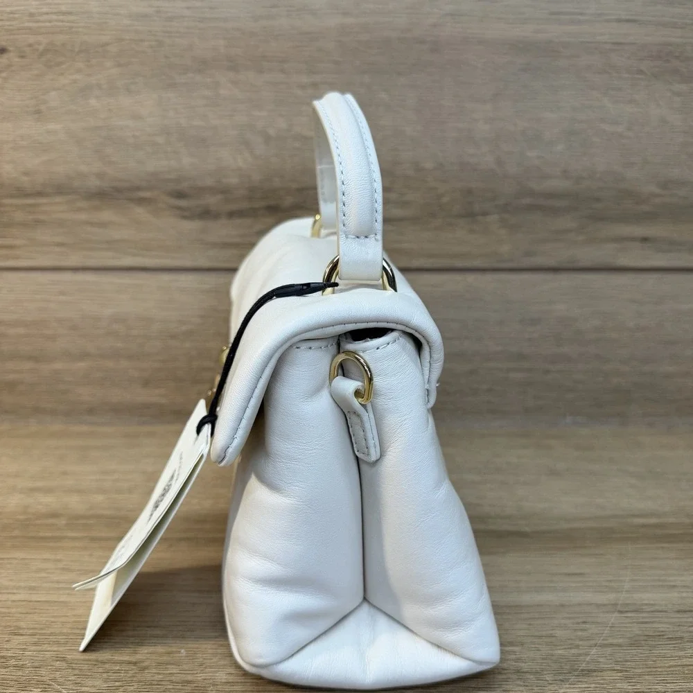 Ted Baker Poppy Small Satchel Crossbody - Cream with Gold Hardware NWT